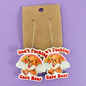 Care Bear Funny Earings